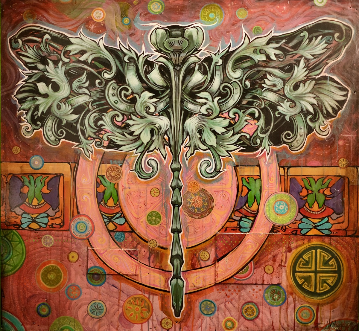 The Dragonfly, original painting by Zach Maatman