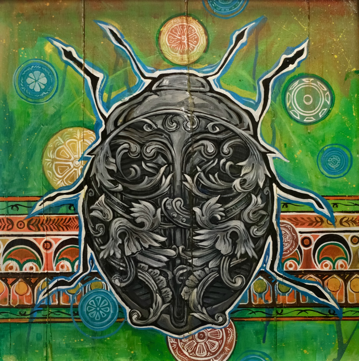 Prophet of Periodicity, original painting by Zach Maatman