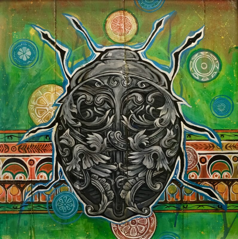 Prophet of Periodicity, original painting by Zach Maatman