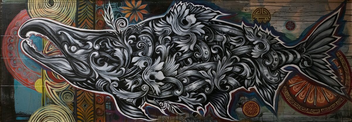 River King, original painting by Zach Maatman