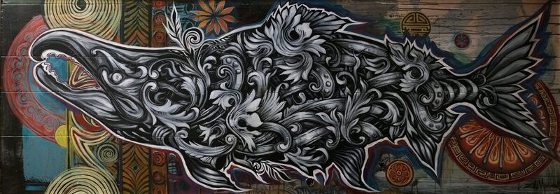 River King, original painting by Zach Maatman