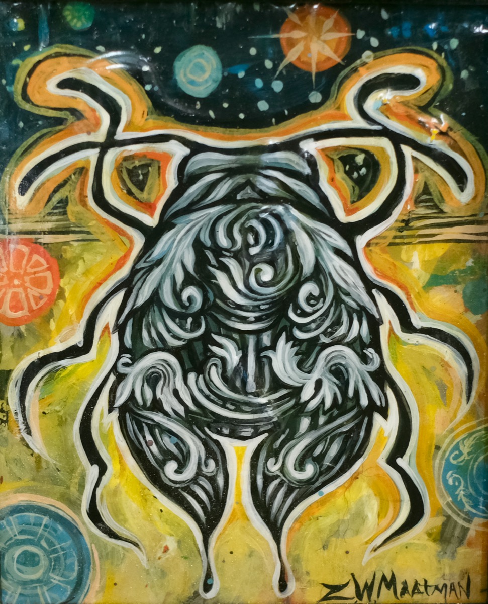 Son of Cycles, original painting by Zach Maatman
