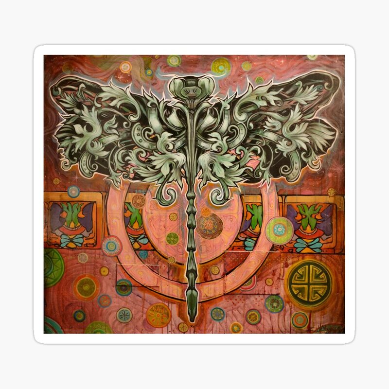 The Dragonfly Sticker