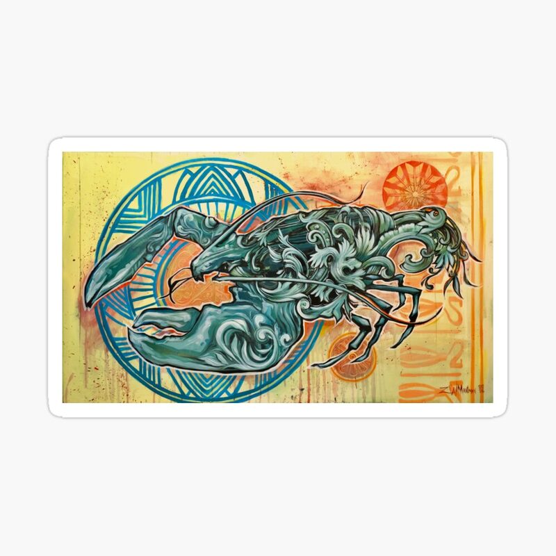 The Crayfish Sticker